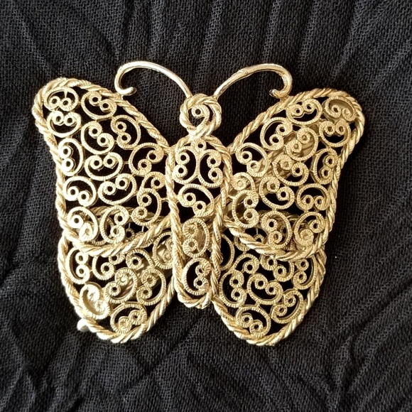Vintage Butterfly Hair Clip Barrette - Picture 5 of 5